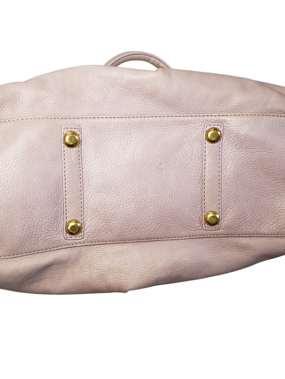 Marc by Marc Jacobs Blush Pink Leather Shoulder Bag with Gold Hardware - Picture 5 of 6